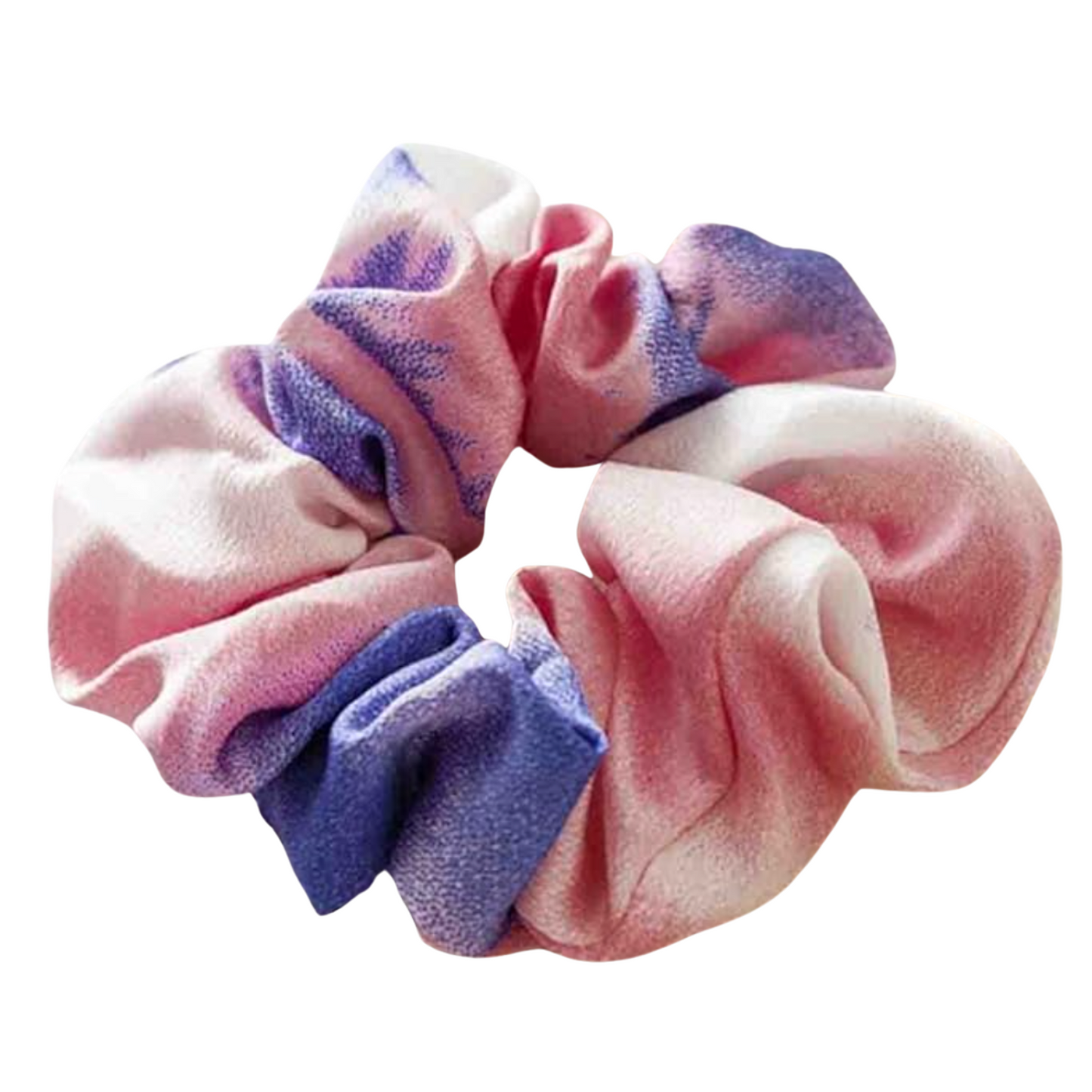 Pink and Purple Tye Dye Scrunchie