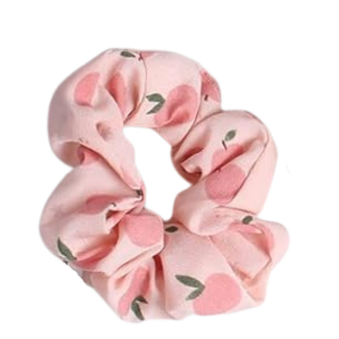 Pink Apple Scrunchie