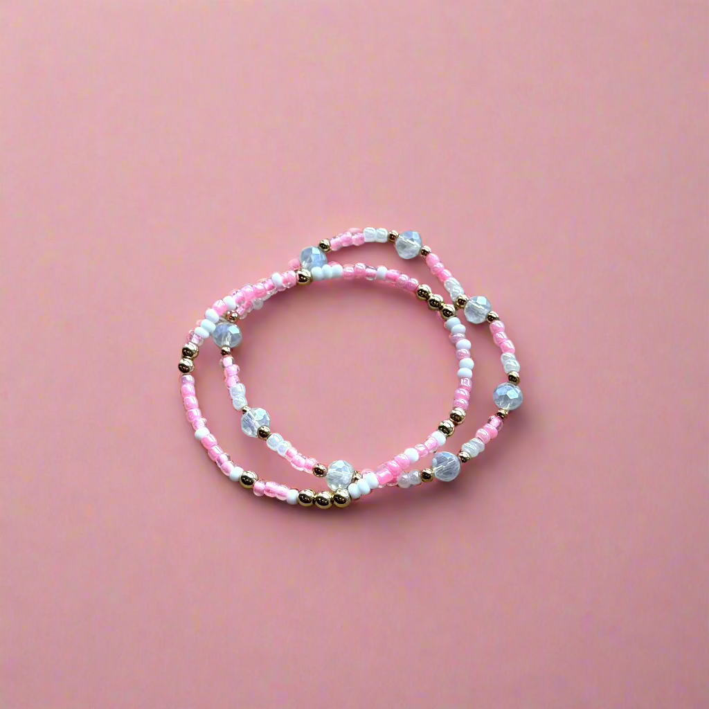 Pink Confetti Bracelet