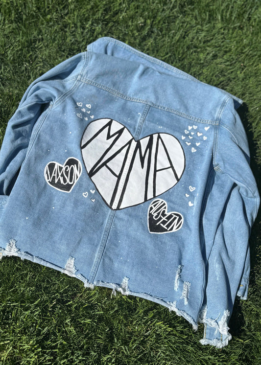 Women's MAMA Denim Jacket