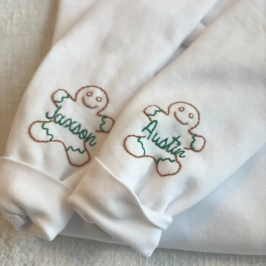 Additional embroidered Gingerbread names